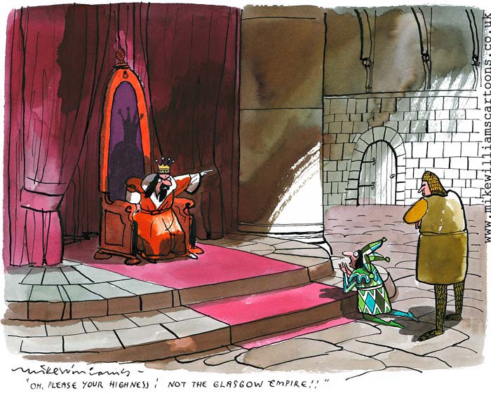 Not the Glasgow Empire cartoon by Mike Williams